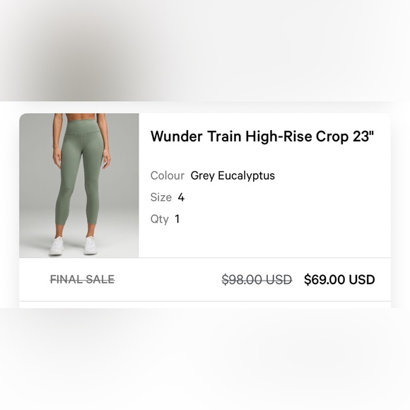 Lululemon athletica wunder train leggings - Picture 5 of 5